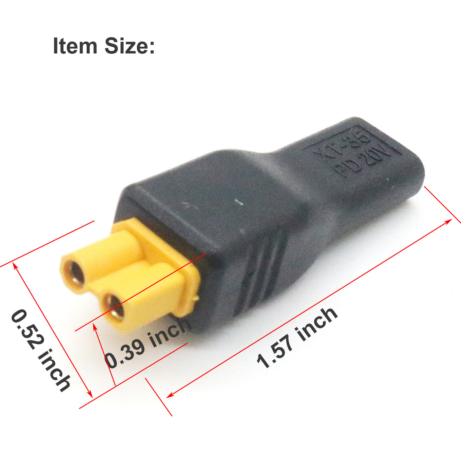 1pc USB Type C Female Input to - Drone Battery Adapter ulasan dan harga