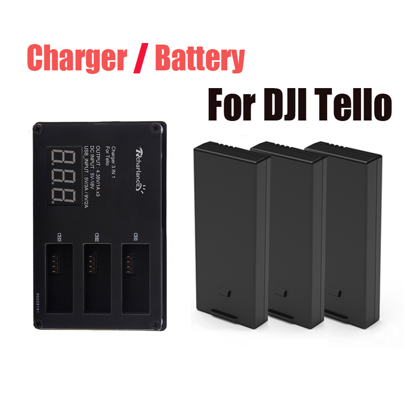 Original DJI Tello battery / D - Drone Battery Adapter ulasan dan harga
