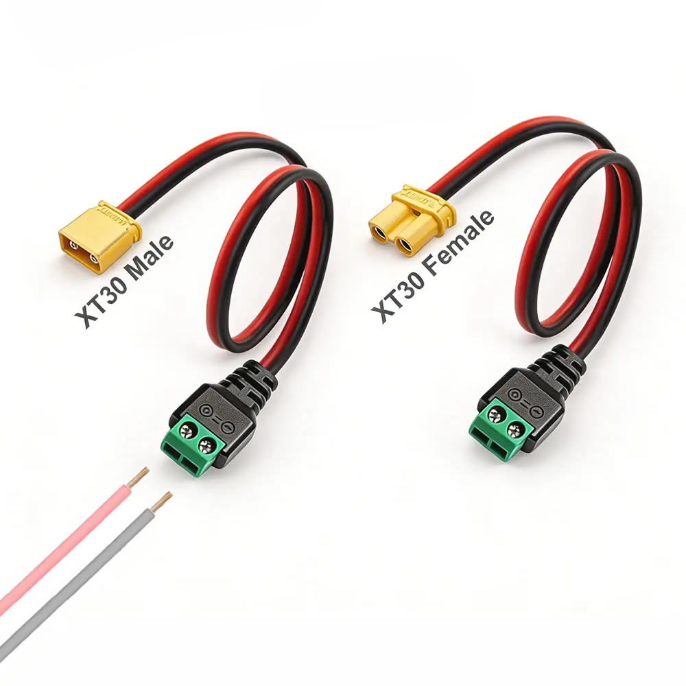XT30 Male Female Connector Plu - Drone Battery Adapter ulasan dan harga